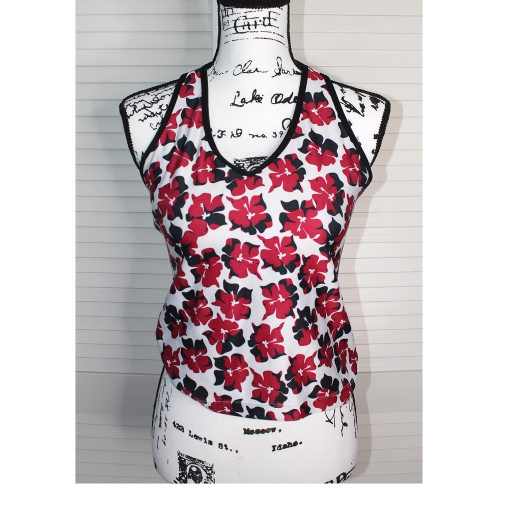 Nike Floral Racerback Tank Top